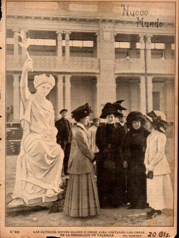 LAMINA V22929: Portada revista Nuevo Mundo num. 802 de 1909