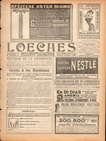 LAMINA V22927: Publicidad Gillette navaja de seguridad