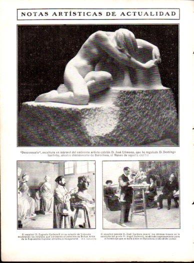 LAMINA V22921: Escultura Desconsuelo por Jose Llimona