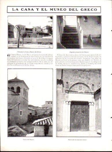 LAMINA V22920: La casa y el museo del Greco
