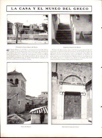 LAMINA V22920: La casa y el museo del Greco