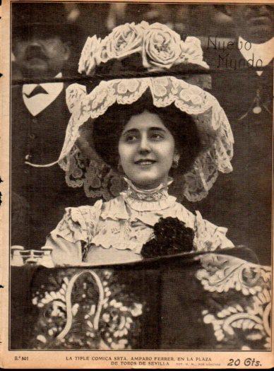 LAMINA V22913: Portada revista Nuevo Mundo num. 801 de 1909