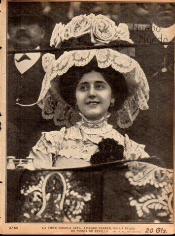 LAMINA V22913: Portada revista Nuevo Mundo num. 801 de 1909
