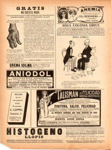 LAMINA V22912: Publicidad Deschiens contra la anemia