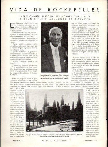 LAMINA V22604: John Davidson Rockefeller