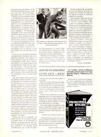 LAMINA V22601: Publicidad 10 principios de Eficiencia