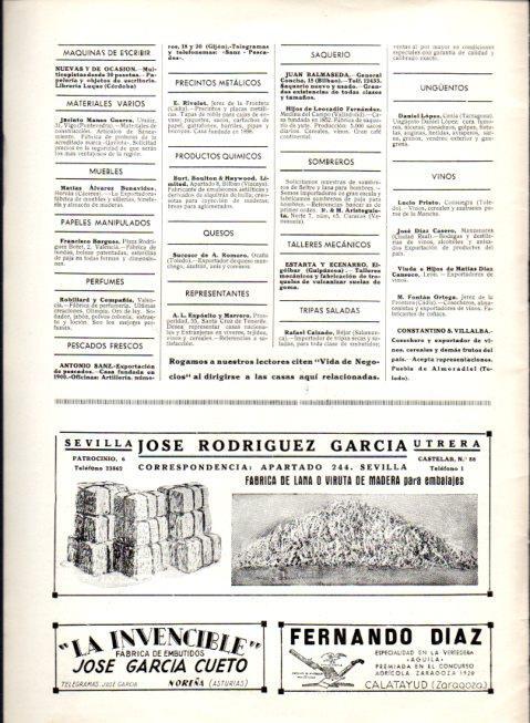 LAMINA V22598: Publicidad Jose Rodriguez Garcia fabrica de lana