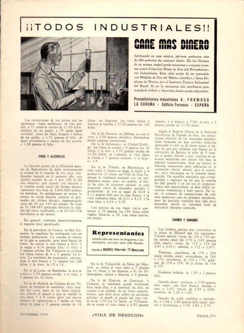 LAMINA V22592: Publicidad Procedimientos Industriales A. Formoso