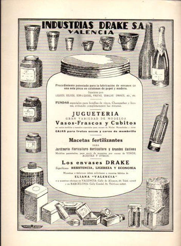 LAMINA V22590: Publicidad Industrias Drake, S.A.