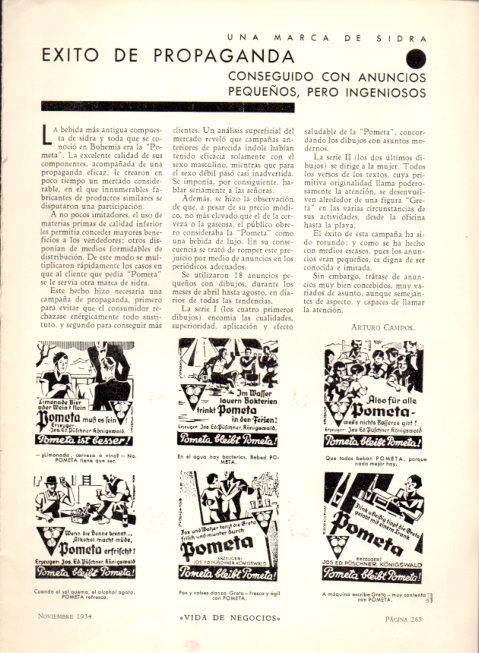 LAMINA V22589: Anuncios pequeños de éxito de propaganda