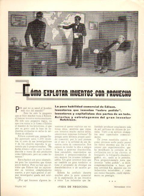 LAMINA V22587: Ilustracion como explotar inventos con provecho