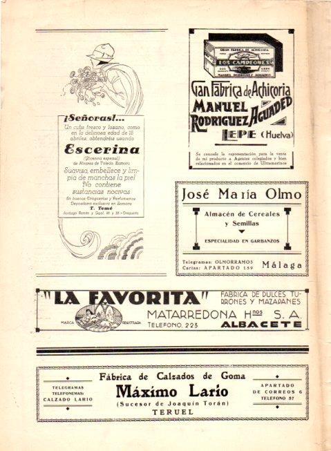 LAMINA V22582: Publicidad Escerina de Alvarez de Toledo