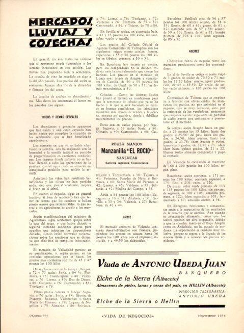 LAMINA V22591: Publicidad Viuda de Antonio Ubeda Juan