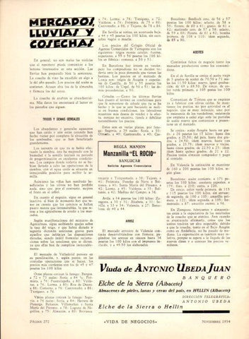 LAMINA V22591: Publicidad Viuda de Antonio Ubeda Juan
