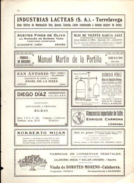 LAMINA V22624: Publicidad Viuda de Doroteo Moreno