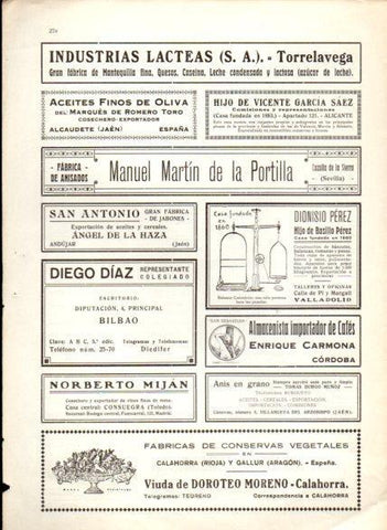 LAMINA V22624: Publicidad Viuda de Doroteo Moreno