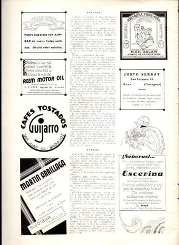 LAMINA V22607: Publicidad Santiago jerez-quina, vinos y coñac