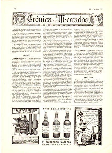 LAMINA V22618: Publicidad Matths Gruber 