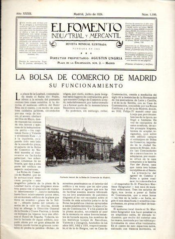 LAMINA V22614: Fachada de la Bolsa de Comercio de Madrid