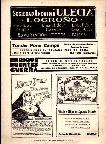 LAMINA V22611: Publicidad La Competidora Cazalla de la Sierra