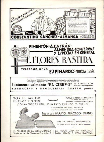 LAMINA V22610: Publicidad Constantino Sanchez-Almansa