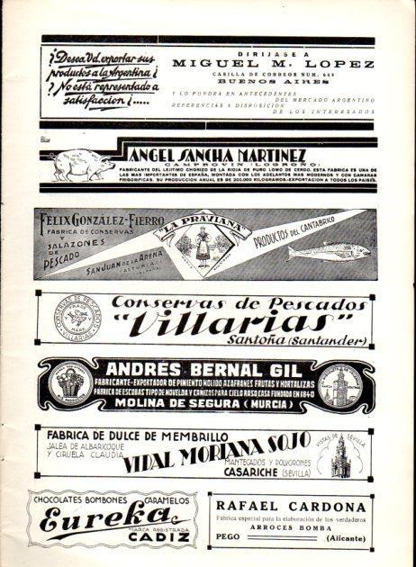 LAMINA V22609: Publicidad La Praviana conservas