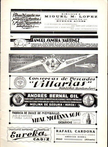LAMINA V22609: Publicidad La Praviana conservas