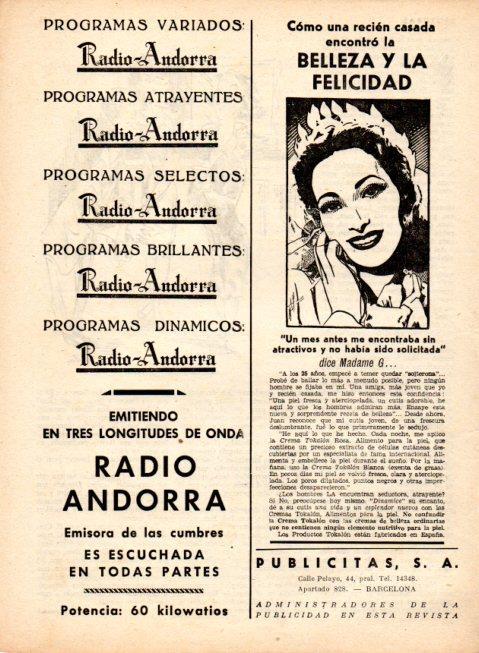 LAMINA V22540: Publicidad Radio Andorra