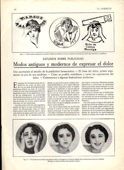LAMINA V22636: Ilustraciones que expresan dolor