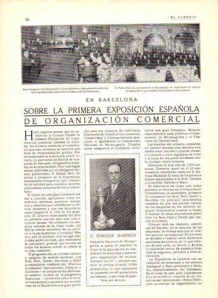 LAMINA V22637: Primera Exposicion Española de Organizacion Comercial en Barcelona