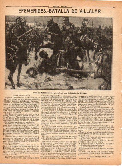 LAMINA V22723: Juan de Padilla en la batalla de Villalar