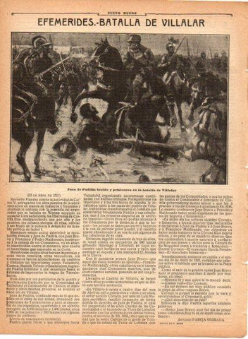 LAMINA V22723: Juan de Padilla en la batalla de Villalar