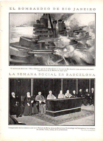 LAMINA V22715: Inaguracion semana social en Palacio de Bellas Artes de Barcelona