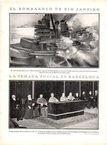 LAMINA V22715: Inaguracion semana social en Palacio de Bellas Artes de Barcelona