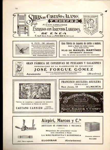 LAMINA V22700: Publicidad  Aizpiri, Marcos y Cia