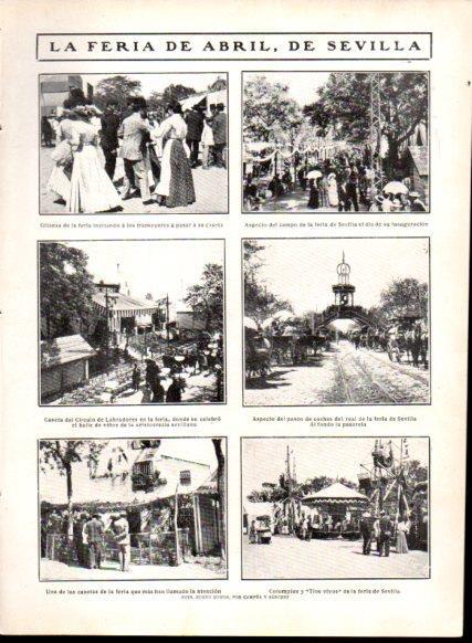 LAMINA V22727: Vistas de la Feria de Abril de Sevilla