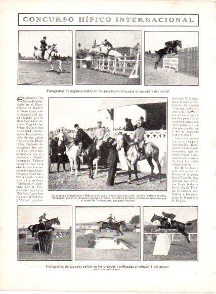 LAMINA V22739: Concurso hipico en el Hipodromo de Madrid