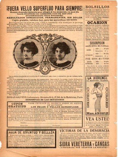 LAMINA V23000: Publicidad Roman Solvene fuera vello