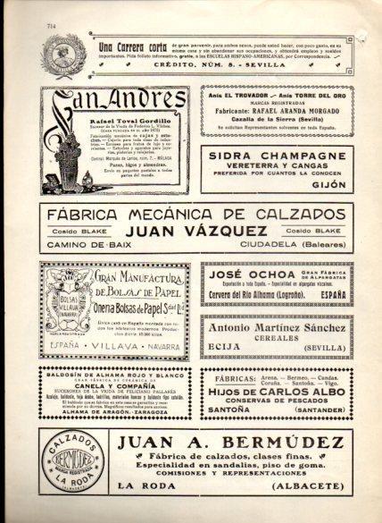 LAMINA V22698: Publicidad San Andres de Rafael Toval Gordillo