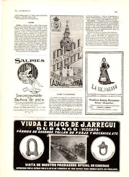 LAMINA V22663: Publicidad Anis Cazalla Ideal
