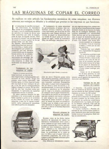 LAMINA V22659: Maquina de copiar Roneo a manivela