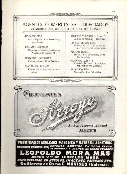 LAMINA V22666: Publicidad chocolates Arroyo