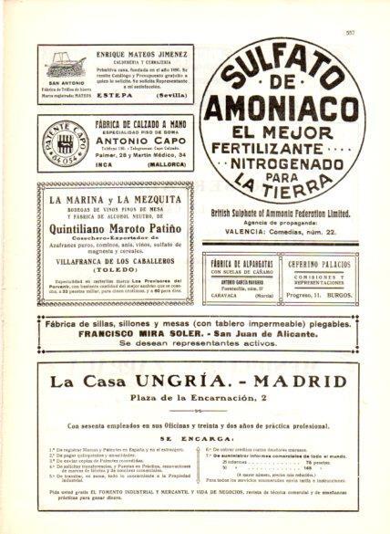 LAMINA V22667: Publicidad Quintiliano Maroto Patiño