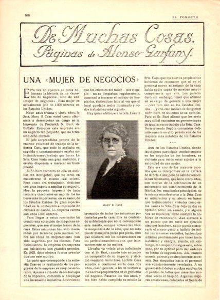 LAMINA V22690: Mary R. Cass
