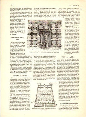 LAMINA V22689: Camara moderna de acetilizacion metodo de Orleans
