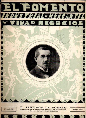 LAMINA V22688: Portada El Fomento Industrial y Mercantil y Vida de Negocios 1 de abril de 1926