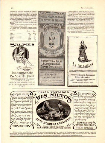 LAMINA V22679: Publicidad El Monaguillo datiles