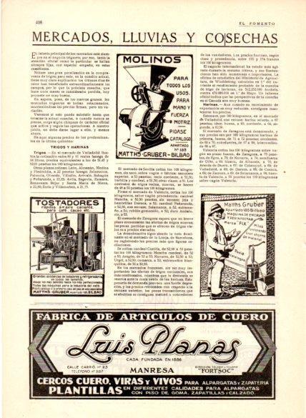 LAMINA V22678: Publicidad Matts Gruber