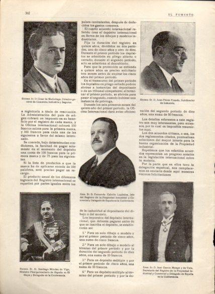 LAMINA V22670: F. Cabello Lapiedra, Cesar de Madariaga y S. Mendez de Vigo