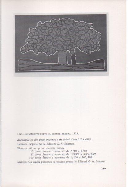 LAMINA V23406: Francesco Casorati. Innamorati sotto il grande albero